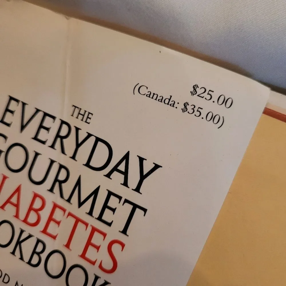 The Everyday Gourmet Diabetes Cookbook by Mary Donkersloot Hardcover Book